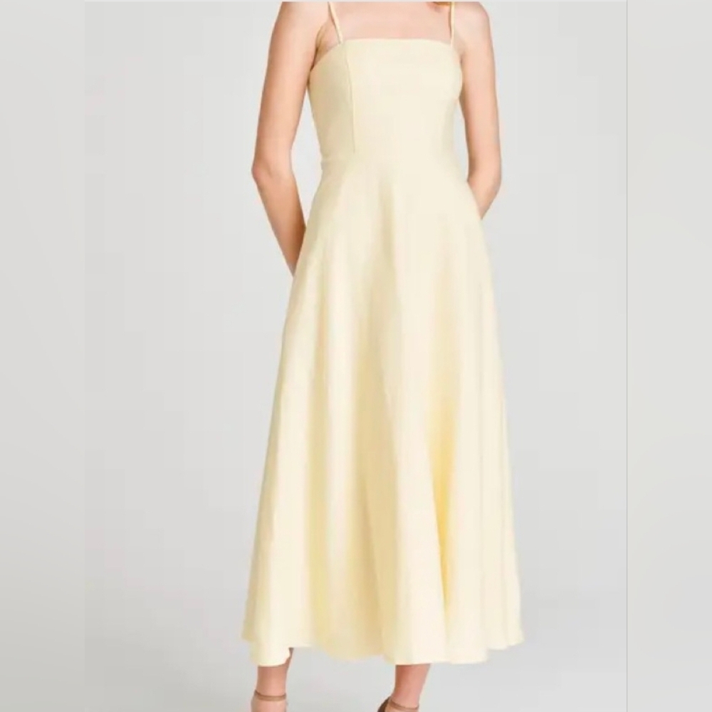 WAYF Josefina Linen Dress Size XL
